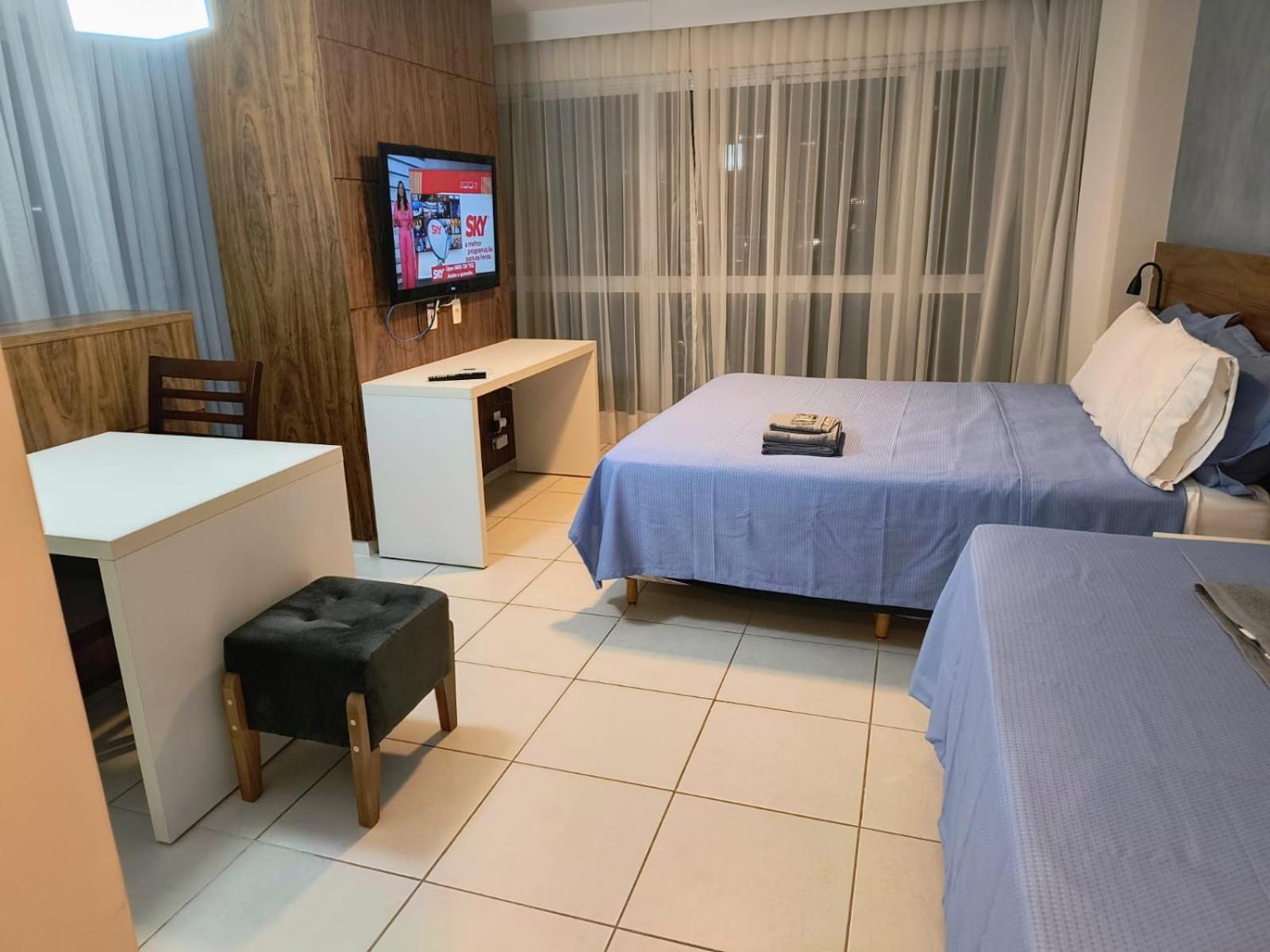 Grand Mercure Flat Particular Com Varanda, Garagem E Wi-fi